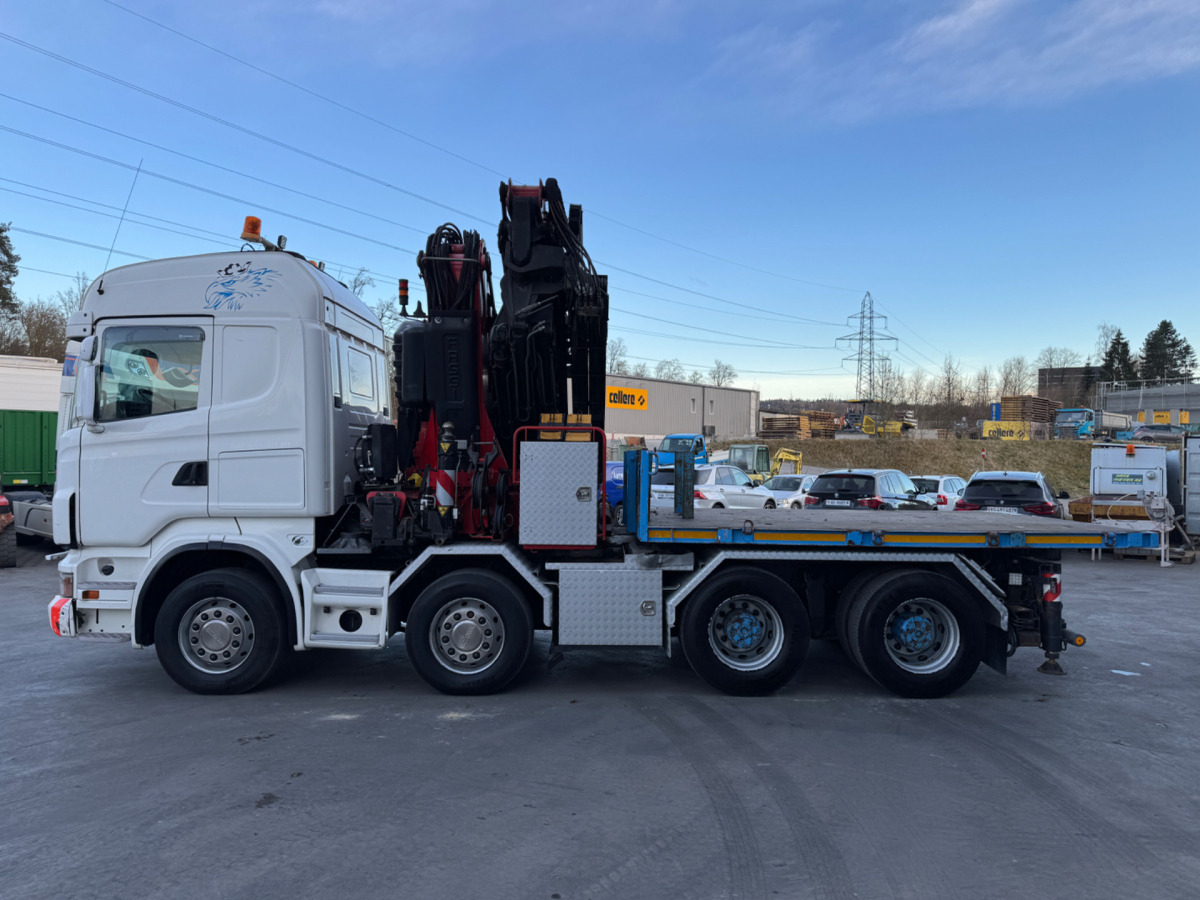 Autokran SCANIA R480 8x4 Fassi 660 SZM/Pritsche: das Bild 16