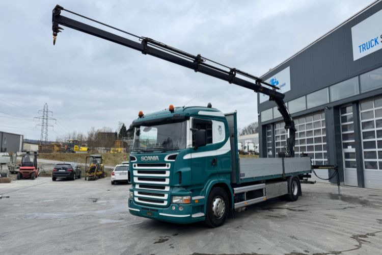 Scania R420 4x2 Hiab 122-4 - Autokran: das Bild 5 Scania R420 4x2 Hiab 122-4 - Autokran: das Bild 5