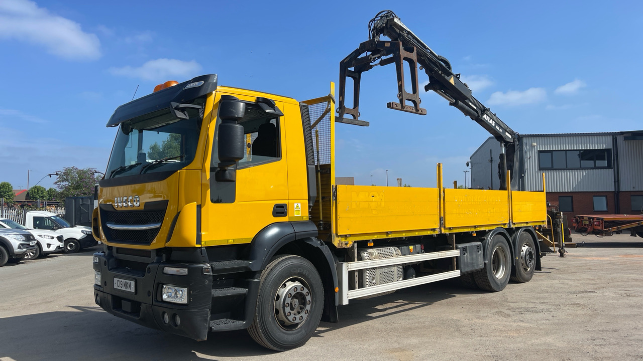 IVECO STRALIS 310 - Pritsche LKW, Autokran: das Bild 2 IVECO STRALIS 310 - Pritsche LKW, Autokran: das Bild 2