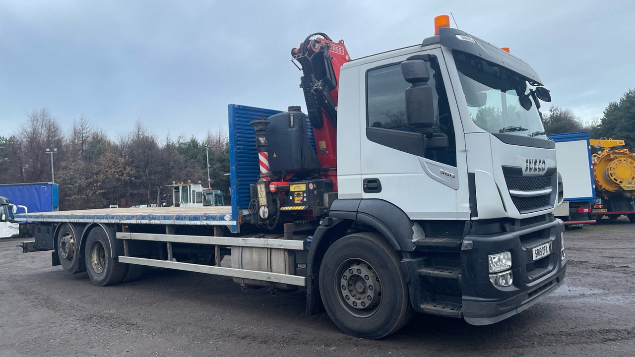 IVECO STRALIS 360 - Pritsche LKW, Autokran: das Bild 1 IVECO STRALIS 360 - Pritsche LKW, Autokran: das Bild 1