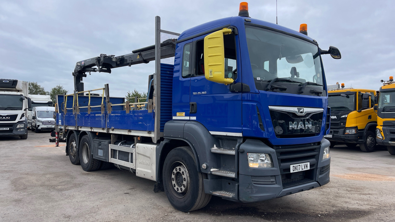 Man TGS 26.360 - Pritsche LKW, Autokran: das Bild 1 Man TGS 26.360 - Pritsche LKW, Autokran: das Bild 1