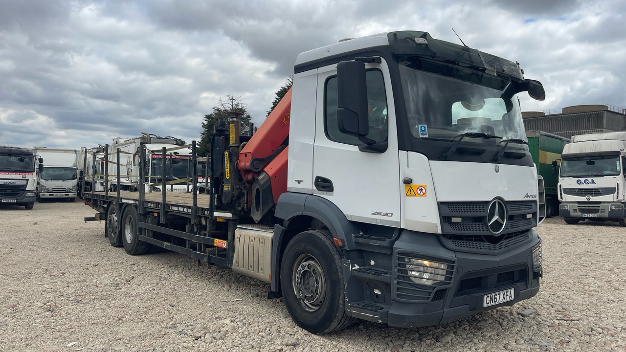Mercedes-Benz Antos 2530 - Pritsche LKW, Autokran: das Bild 1 Mercedes-Benz Antos 2530 - Pritsche LKW, Autokran: das Bild 1