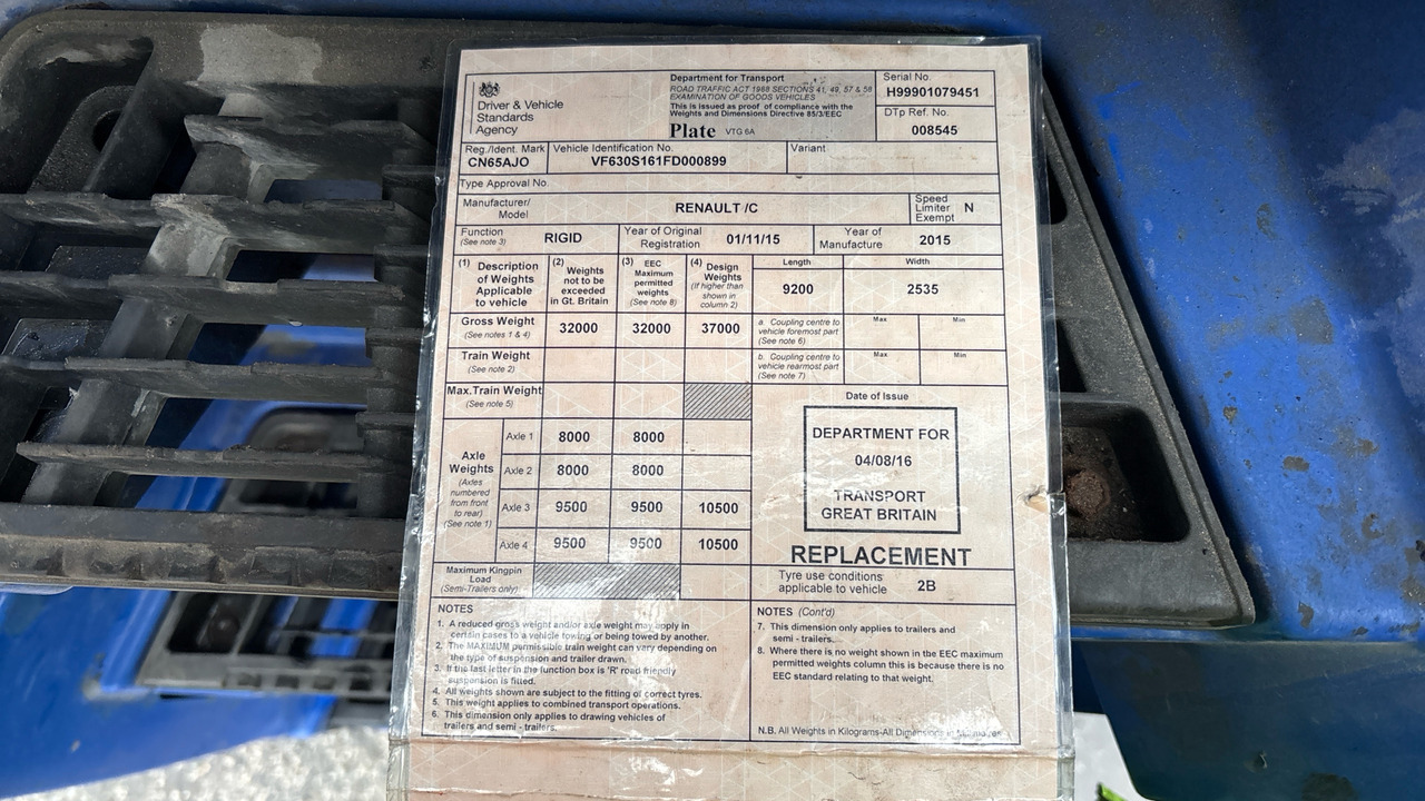 Kipper RENAULT C 430: das Bild 11 Kipper RENAULT C 430: das Bild 11