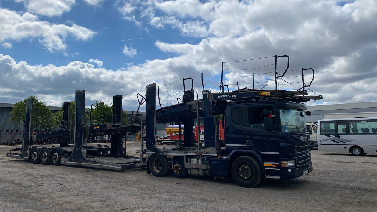 SCANIA P 410 - Autotransporter LKW: das Bild 1 SCANIA P 410 - Autotransporter LKW: das Bild 1