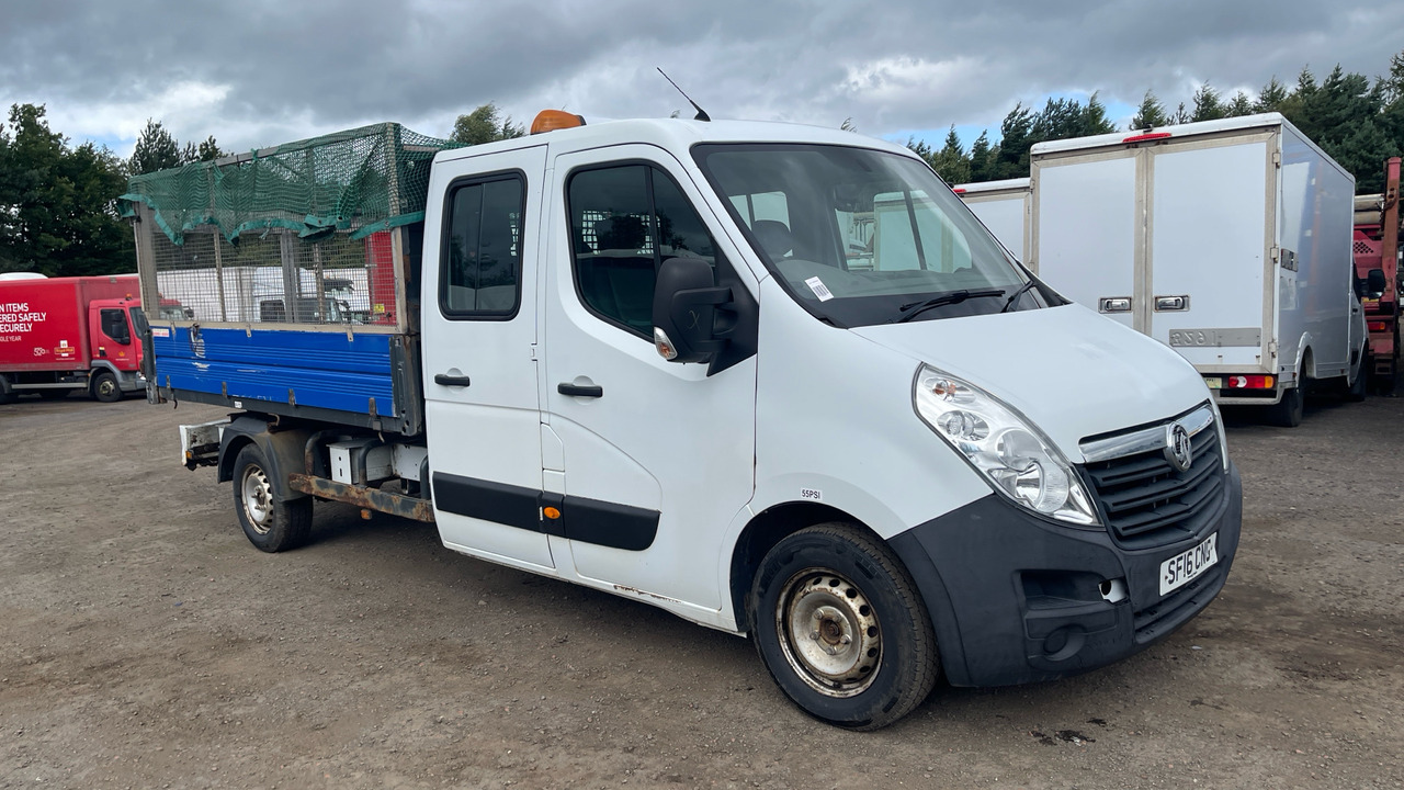 Vauxhall Movano 2.3 CDTI BiTurbo ecoFLEX H1 Crew Cab Tipper 136ps - Kipper Transporter: das Bild 1 Vauxhall Movano 2.3 CDTI BiTurbo ecoFLEX H1 Crew Cab Tipper 136ps - Kipper Transporter: das Bild 1