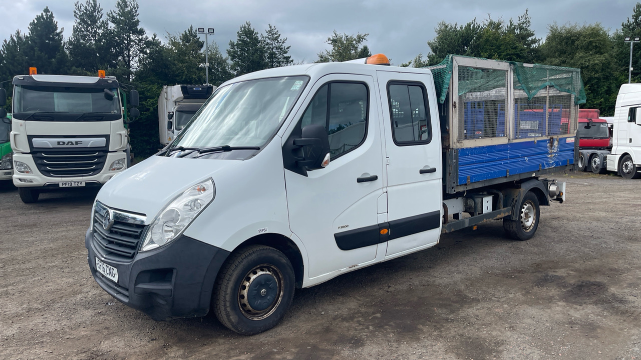 Vauxhall Movano 2.3 CDTI BiTurbo ecoFLEX H1 Crew Cab Tipper 136ps - Kipper Transporter: das Bild 2 Vauxhall Movano 2.3 CDTI BiTurbo ecoFLEX H1 Crew Cab Tipper 136ps - Kipper Transporter: das Bild 2