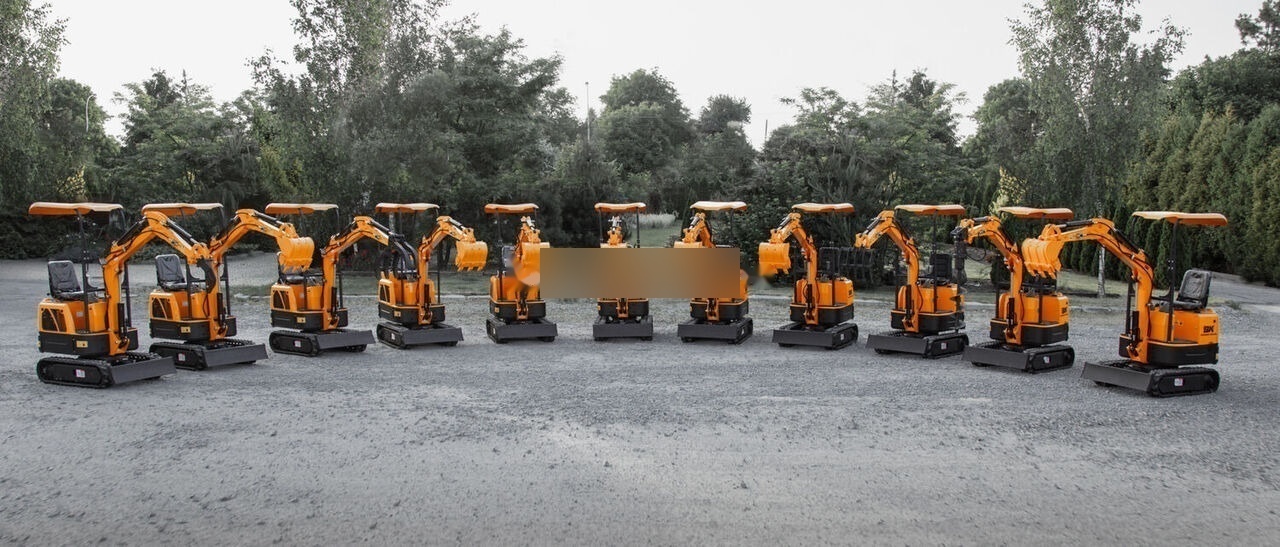Minibagger, Zustand - NEU Berger Kraus Mini Excavator BK800BS torsion arm with FULL equipment: das Bild 10