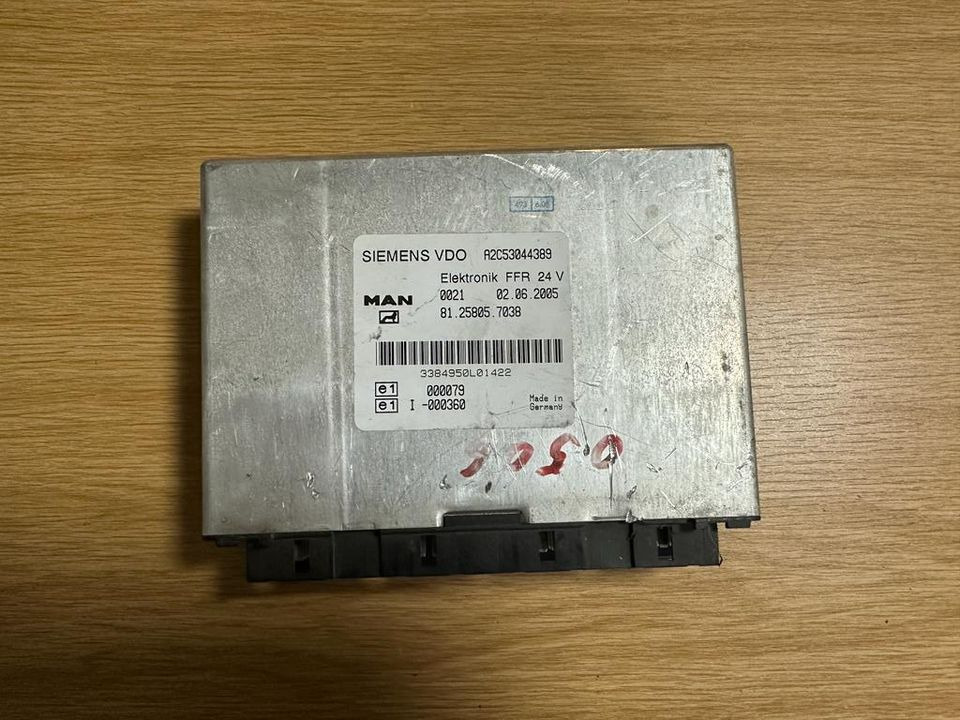 MAN SIEMENS VDO ELEKTRONIK FFR Steuergerät 81.25805.7038 - Steuergerät für LKW: das Bild 1 MAN SIEMENS VDO ELEKTRONIK FFR Steuergerät 81.25805.7038 - Steuergerät für LKW: das Bild 1