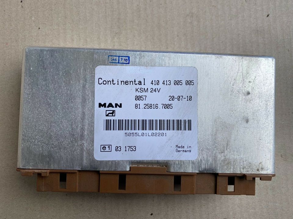 MAN Steuergerät Continental KSM 81.25816.7005 - Steuergerät für LKW: das Bild 1 MAN Steuergerät Continental KSM 81.25816.7005 - Steuergerät für LKW: das Bild 1