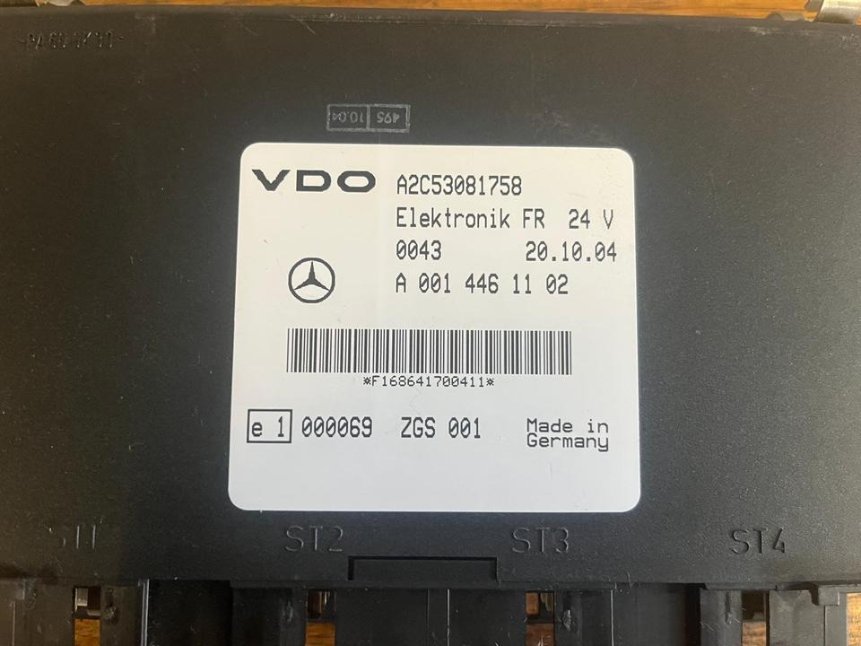 Mercedes-Benz VDO Elektronik FR Steuergerät A0014461102 - Steuergerät für LKW: das Bild 3 Mercedes-Benz VDO Elektronik FR Steuergerät A0014461102 - Steuergerät für LKW: das Bild 3