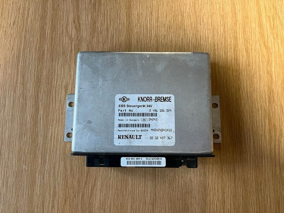 RENAULT KNORR-BREMSE EBS 0486106024 Steuergerät 50 10 457 367 - Steuergerät für LKW: das Bild 1 RENAULT KNORR-BREMSE EBS 0486106024 Steuergerät 50 10 457 367 - Steuergerät für LKW: das Bild 1