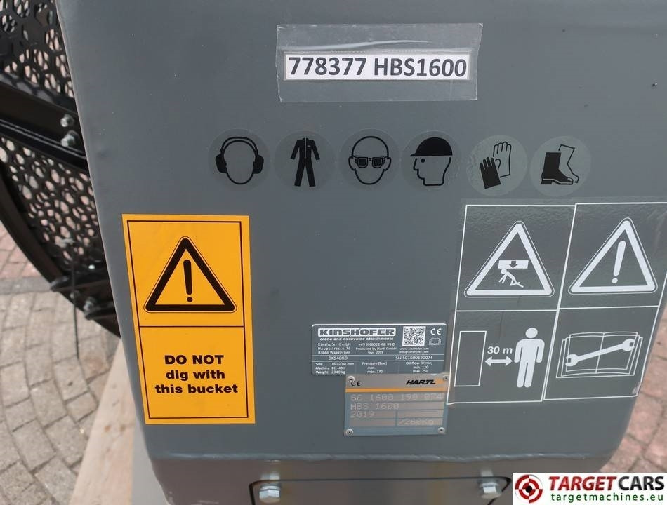 Schaufel für Baumaschine, Zustand - NEU Kinshofer DKS40HD Screening 160cm Bucket 22~40T UNUSED: das Bild 16