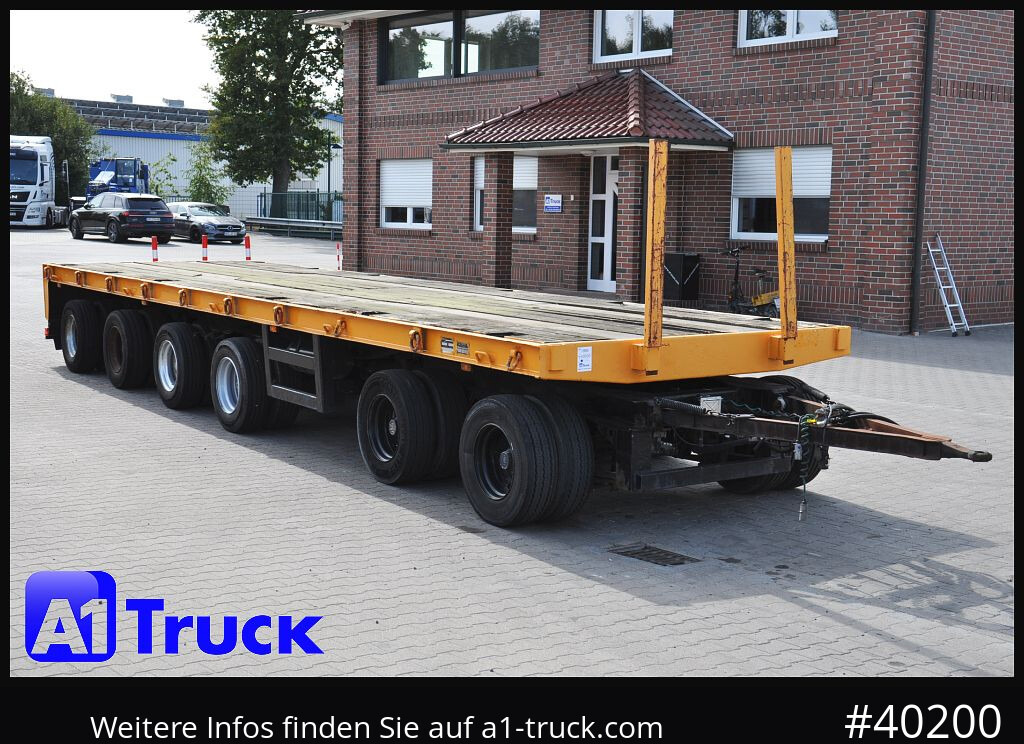 GOLDHOFER 6achs Plattform, Ballast, 60to., Schwerlast, - Tieflader Anhänger: das Bild 1 GOLDHOFER 6achs Plattform, Ballast, 60to., Schwerlast, - Tieflader Anhänger: das Bild 1