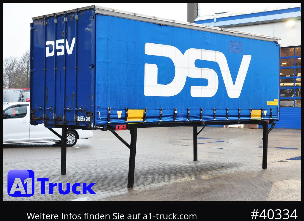 Planenaufbau KRONE 7.45 BDF Wechselbrücke, Schiebeplane: das Bild 10 Planenaufbau KRONE 7.45 BDF Wechselbrücke, Schiebeplane: das Bild 10