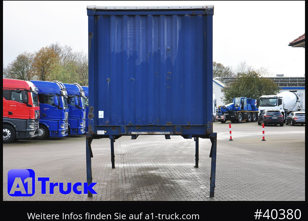 KRONE 7.45 BDF Wechselbrücke, Schiebeplane - Planenaufbau: das Bild 2 KRONE 7.45 BDF Wechselbrücke, Schiebeplane - Planenaufbau: das Bild 2