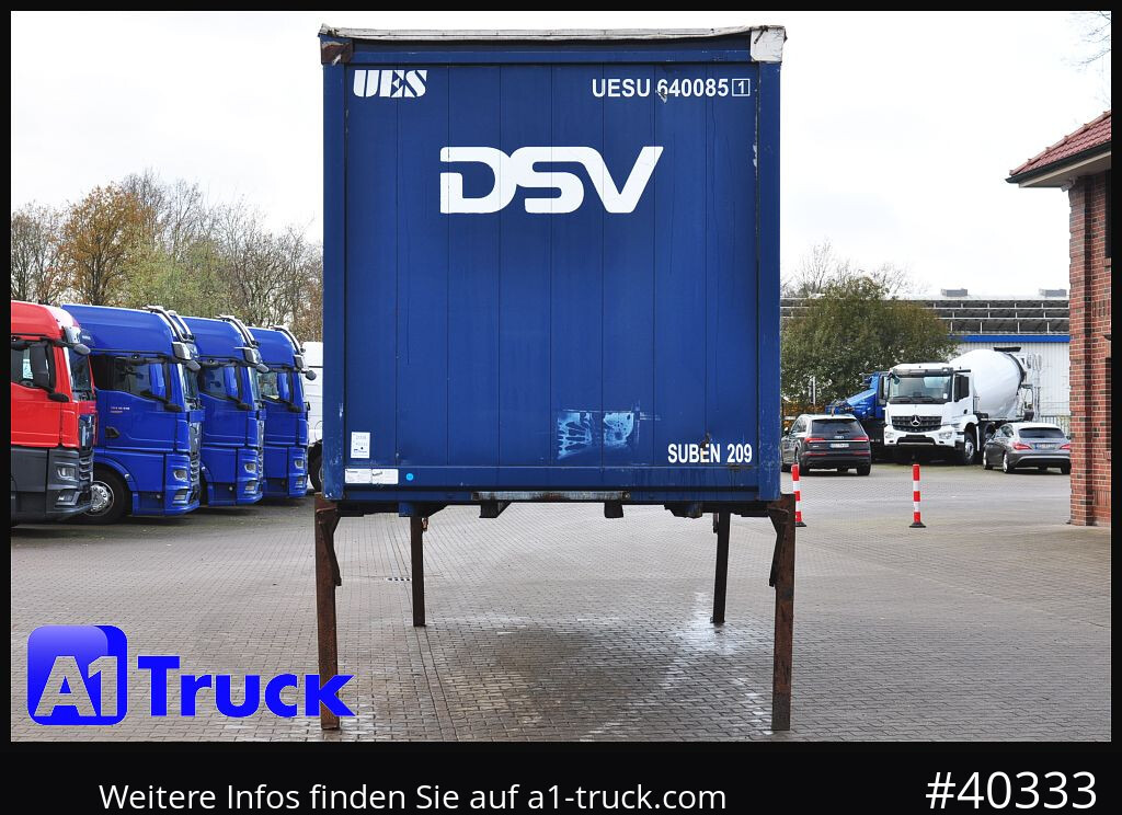 KRONE 7.45 BDF Wechselbrücke, Schiebeplane - Planenaufbau: das Bild 2 KRONE 7.45 BDF Wechselbrücke, Schiebeplane - Planenaufbau: das Bild 2