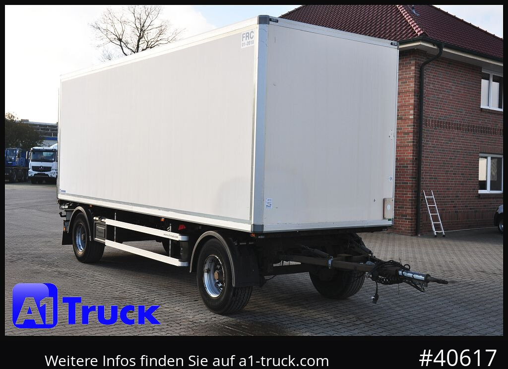 KRONE Koffer ISO, stakr isoliert ehemaliger Kühlkoffer, Aluboden - Koffer Anhänger: das Bild 1 KRONE Koffer ISO, stakr isoliert ehemaliger Kühlkoffer, Aluboden - Koffer Anhänger: das Bild 1