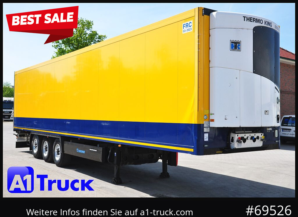 KRONE SD, ThermoKing SLX i 300, Doppelstock, - Kühlkoffer Auflieger: das Bild 1 KRONE SD, ThermoKing SLX i 300, Doppelstock, - Kühlkoffer Auflieger: das Bild 1
