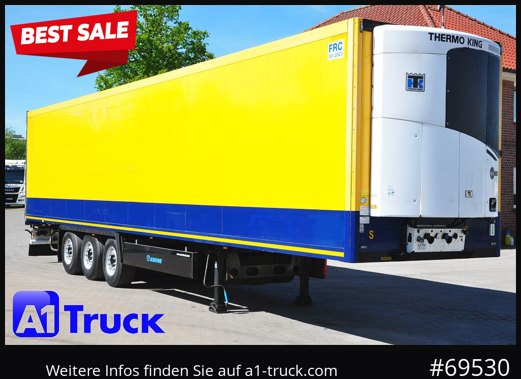 KRONE SD, ThermoKing SLX i 300, Doppelstock, - Kühlkoffer Auflieger: das Bild 1 KRONE SD, ThermoKing SLX i 300, Doppelstock, - Kühlkoffer Auflieger: das Bild 1