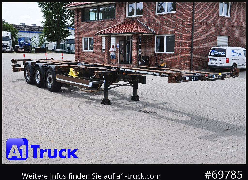 KRONE SDC, Lift SAF, 2x20/30/40 - Container/ Wechselfahrgestell Auflieger: das Bild 1 KRONE SDC, Lift SAF, 2x20/30/40 - Container/ Wechselfahrgestell Auflieger: das Bild 1