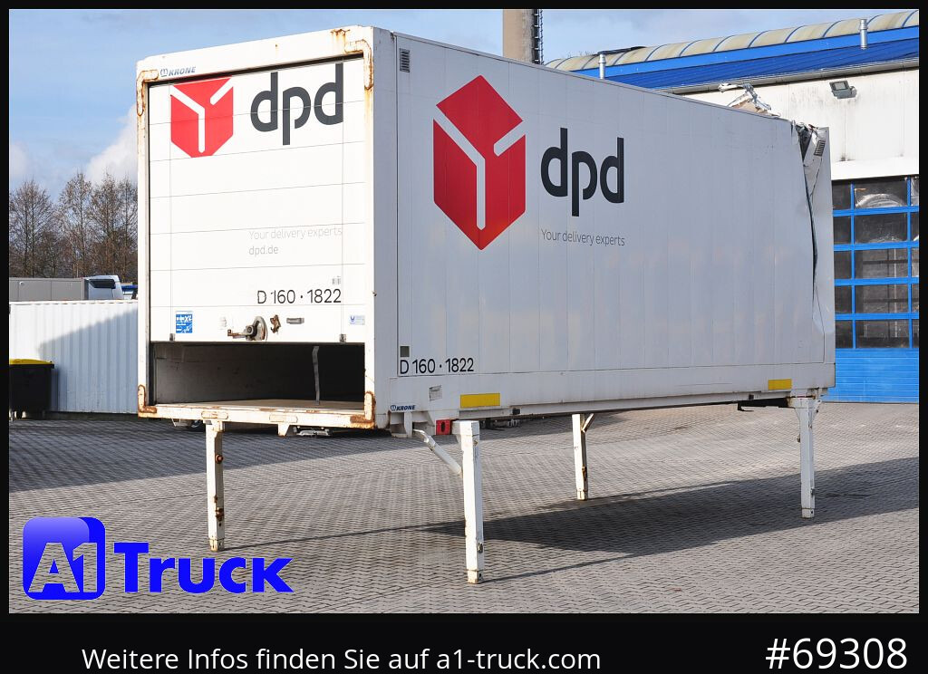 Kofferaufbau KRONE WB BDF 7,45 Koffer,  2770mm innen, beschädigt: das Bild 11