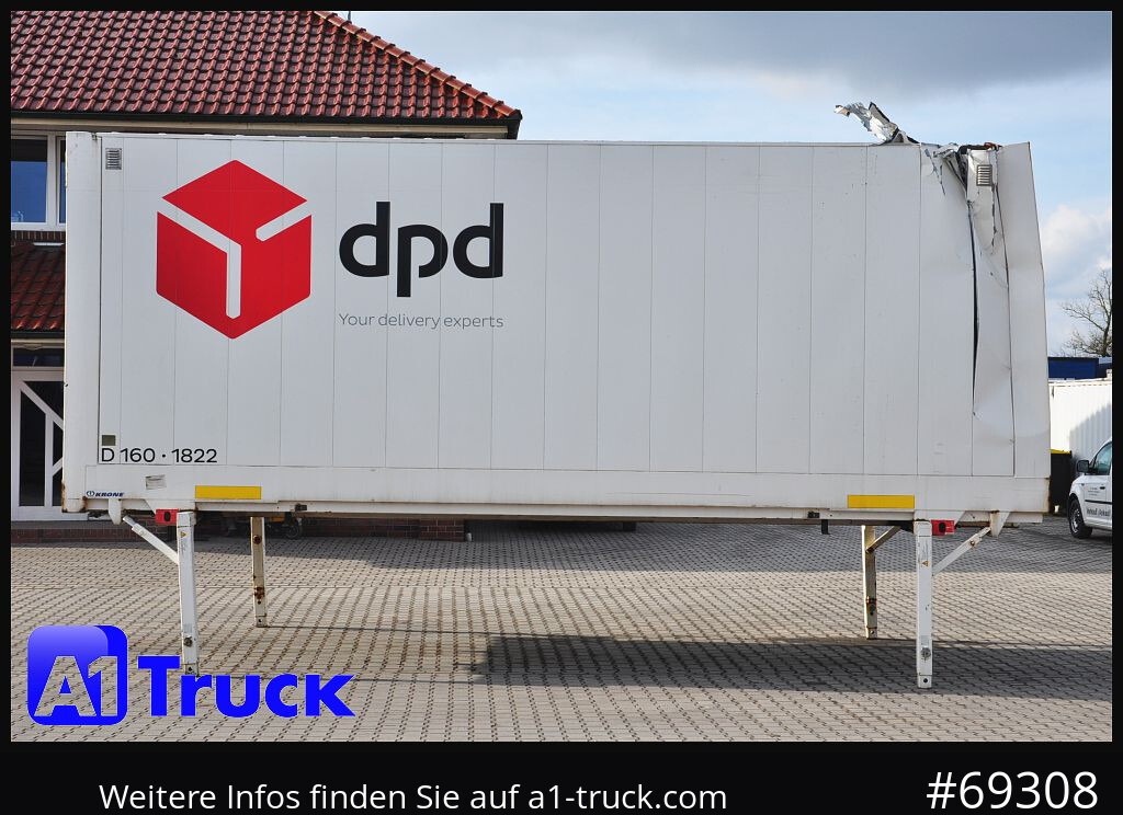 Kofferaufbau KRONE WB BDF 7,45 Koffer,  2770mm innen, beschädigt: das Bild 10