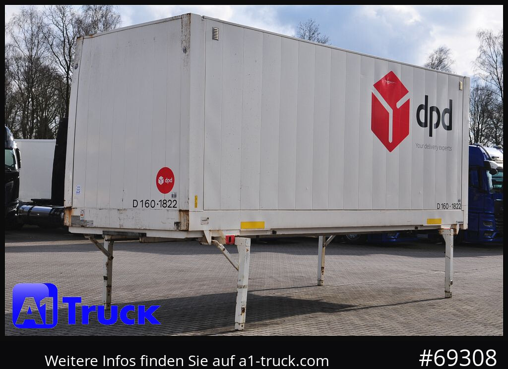 Kofferaufbau KRONE WB BDF 7,45 Koffer,  2770mm innen, beschädigt: das Bild 15