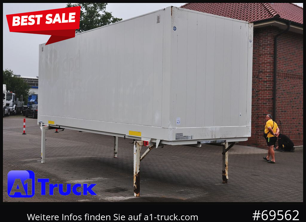 KRONE Wechselbrücke BDF 7,45 Koffer, Textil 2750mm innen, 20 x vorhanden - Kofferaufbau: das Bild 1 KRONE Wechselbrücke BDF 7,45 Koffer, Textil 2750mm innen, 20 x vorhanden - Kofferaufbau: das Bild 1