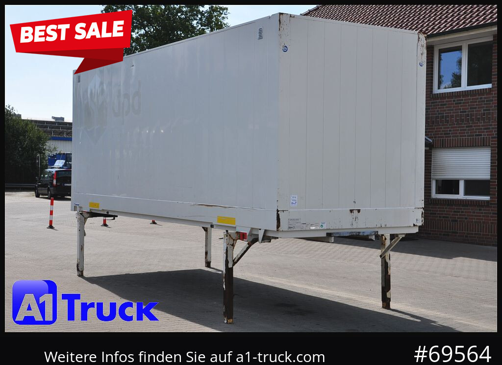 KRONE Wechselbrücke BDF 7,45 Koffer, Textil 2750mm innen, 20 x vorhanden - Kofferaufbau: das Bild 1 KRONE Wechselbrücke BDF 7,45 Koffer, Textil 2750mm innen, 20 x vorhanden - Kofferaufbau: das Bild 1