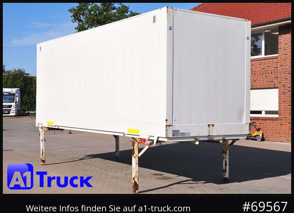 KRONE Wechselbrücke BDF 7,45 Koffer, Textil 2750mm innen, 20 x vorhanden - Kofferaufbau: das Bild 1 KRONE Wechselbrücke BDF 7,45 Koffer, Textil 2750mm innen, 20 x vorhanden - Kofferaufbau: das Bild 1