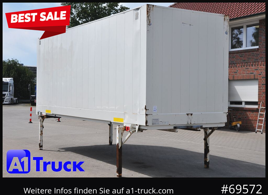 KRONE Wechselbrücke BDF 7,45 Koffer, Textil 2750mm innen, 20 x vorhanden - Kofferaufbau: das Bild 1 KRONE Wechselbrücke BDF 7,45 Koffer, Textil 2750mm innen, 20 x vorhanden - Kofferaufbau: das Bild 1