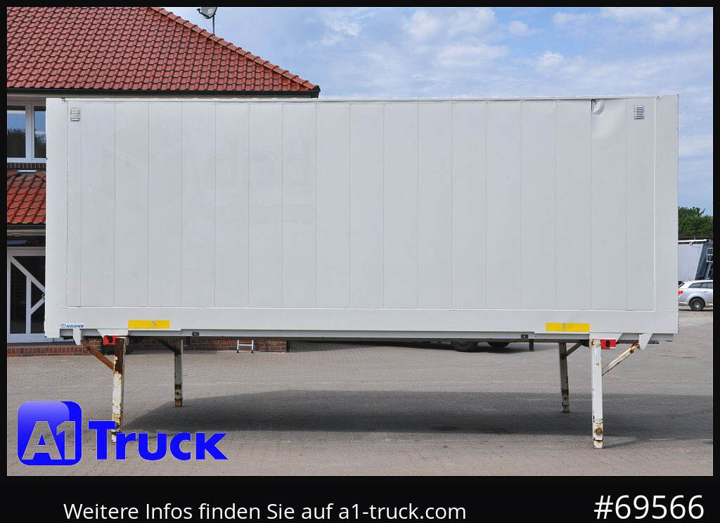 Kofferaufbau KRONE Wechselbrücke BDF 7,45 Koffer, Textil 2750mm innen, 20 x vorhanden: das Bild 9 Kofferaufbau KRONE Wechselbrücke BDF 7,45 Koffer, Textil 2750mm innen, 20 x vorhanden: das Bild 9