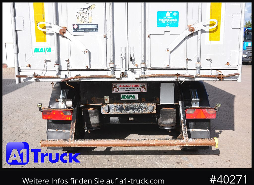 MAFA Alu-Kippmulde, 50m³, Liftachse, Getreiderschieber, - Kipper Auflieger: das Bild 5 MAFA Alu-Kippmulde, 50m³, Liftachse, Getreiderschieber, - Kipper Auflieger: das Bild 5