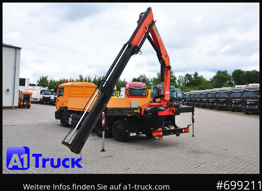 Pritsche LKW, Autokran MAN MAN F 2000 26.464 Intarder Kran PK 15.500 Funk,: das Bild 12