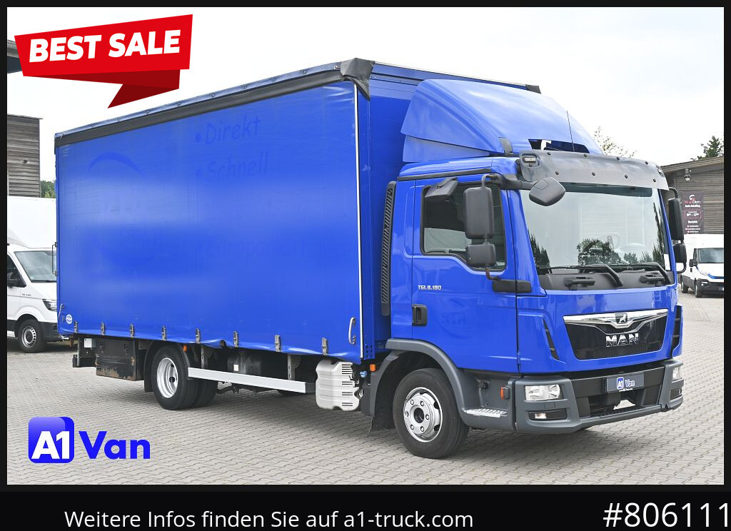 MAN TGL 8.180 4x2 Pritsche Plane, LBW, Klima - Plane LKW: das Bild 1 MAN TGL 8.180 4x2 Pritsche Plane, LBW, Klima - Plane LKW: das Bild 1