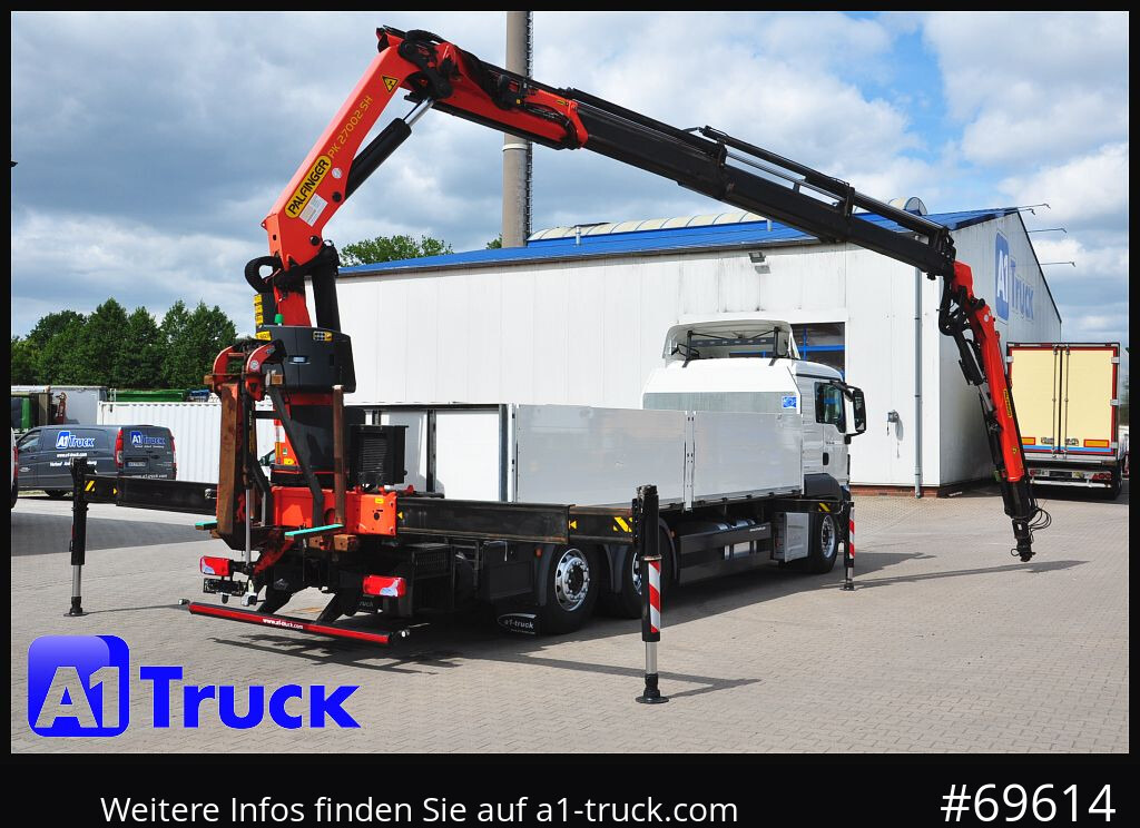 Autokran MAN TGS 26.440, PK27002 Jib 21m, Funk, Lift-Lenkachse,: das Bild 9