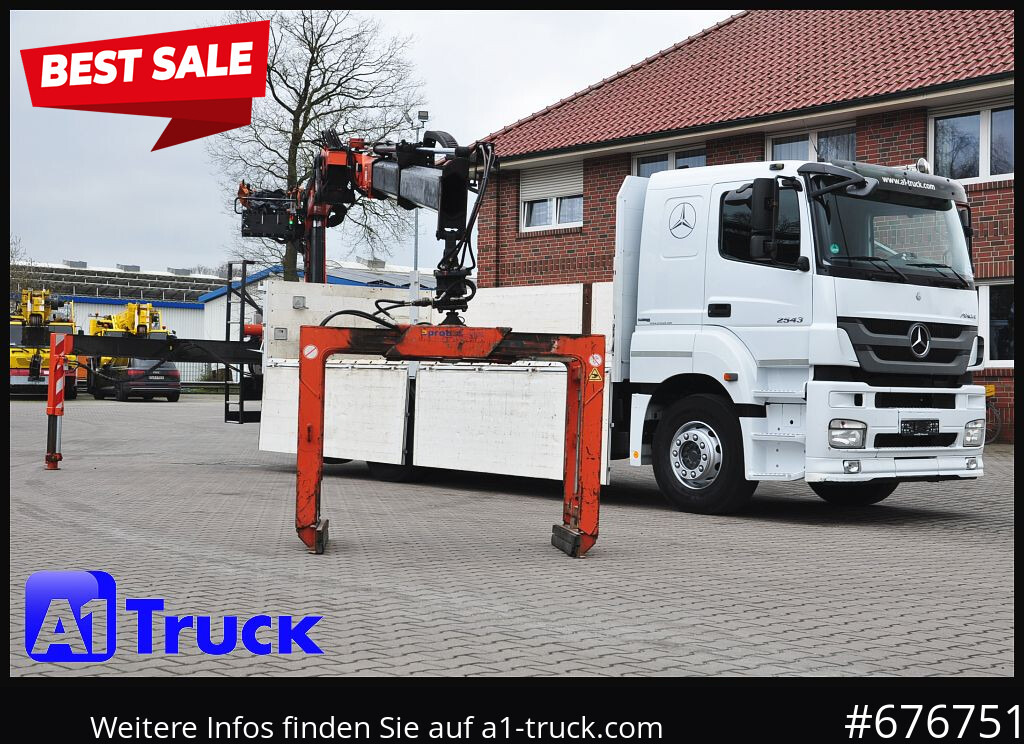 MERCEDES-BENZ Axor 2543, Atlas 170.2 Kran, Lift-Lenkachse, - Pritsche LKW, Autokran: das Bild 1 MERCEDES-BENZ Axor 2543, Atlas 170.2 Kran, Lift-Lenkachse, - Pritsche LKW, Autokran: das Bild 1
