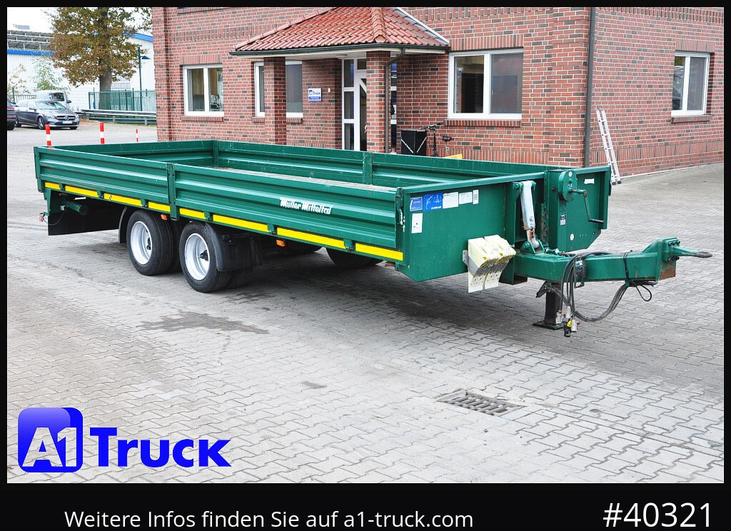 MUELLER-MITTELTAL ETU-TA 13.5 Tandem, Twistlock, Container - Tieflader Anhänger: das Bild 1 MUELLER-MITTELTAL ETU-TA 13.5 Tandem, Twistlock, Container - Tieflader Anhänger: das Bild 1