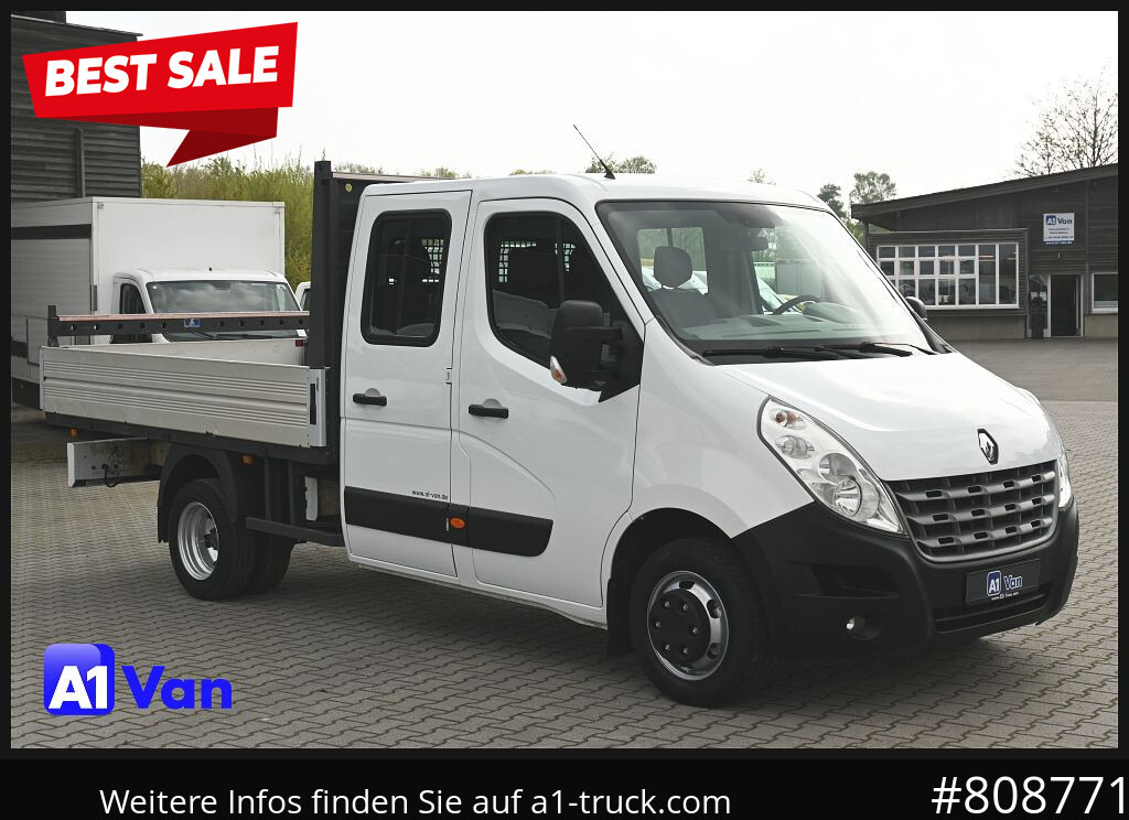 RENAULT Master Pritsche Doka, AHK 3,5Tonnen , Klima, Luftfederung - Pritsche Transporter: das Bild 1 RENAULT Master Pritsche Doka, AHK 3,5Tonnen , Klima, Luftfederung - Pritsche Transporter: das Bild 1