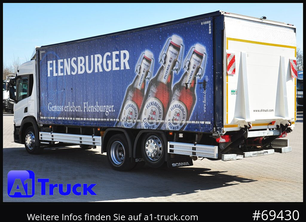 Getränkeaufbau LKW SCANIA P 320 P 6x2,, Getränke, Lenkachse, LBW: Dhollandia DHLM 30: das Bild 11