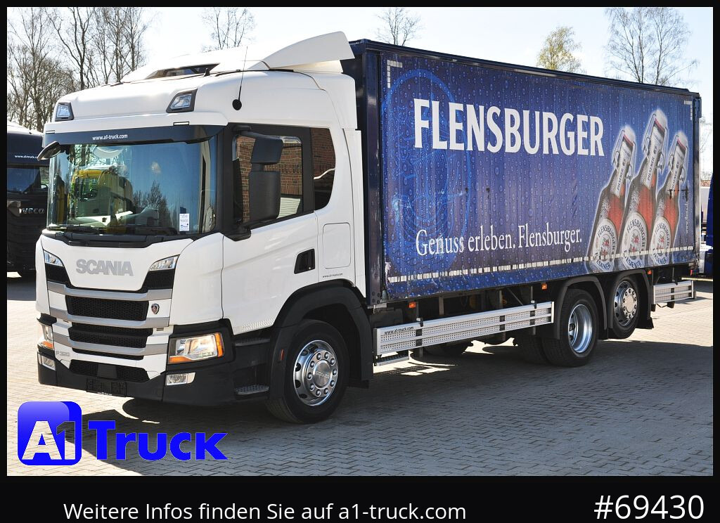Getränkeaufbau LKW SCANIA P 320 P 6x2,, Getränke, Lenkachse, LBW: Dhollandia DHLM 30: das Bild 13