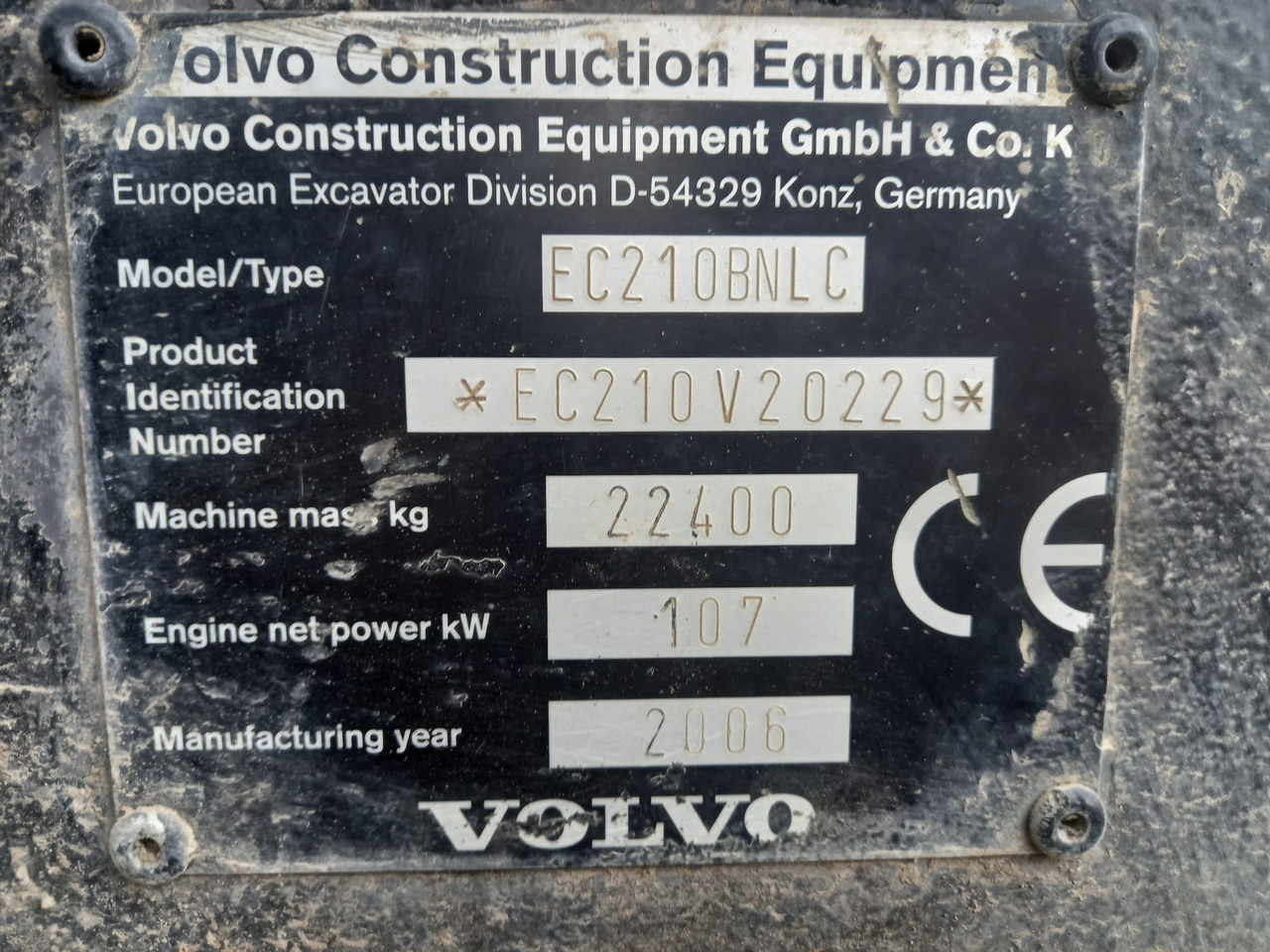 VOLVO EC210B NLC Escavatore cingolato usato in buone condizioni. - Kettenbagger: das Bild 5 VOLVO EC210B NLC Escavatore cingolato usato in buone condizioni. - Kettenbagger: das Bild 5