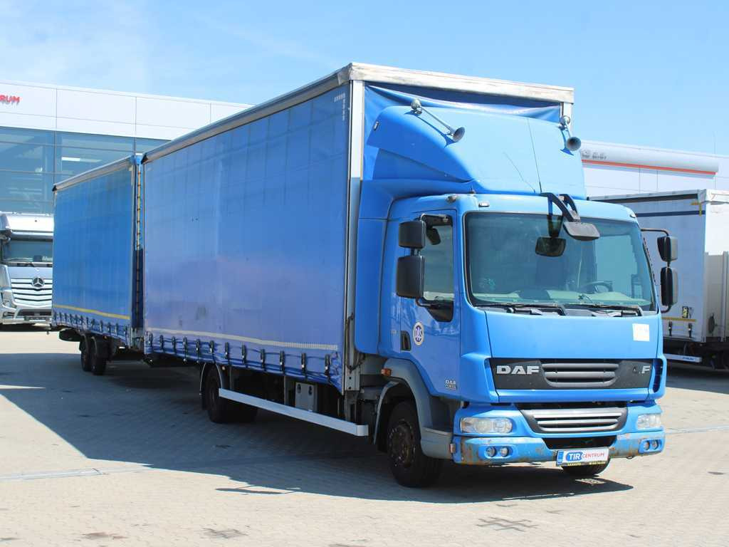 DAF FA LF 45, EURO 5, TYRES 80% + AGADOS TRAILER - Plane LKW: das Bild 3 DAF FA LF 45, EURO 5, TYRES 80% + AGADOS TRAILER - Plane LKW: das Bild 3