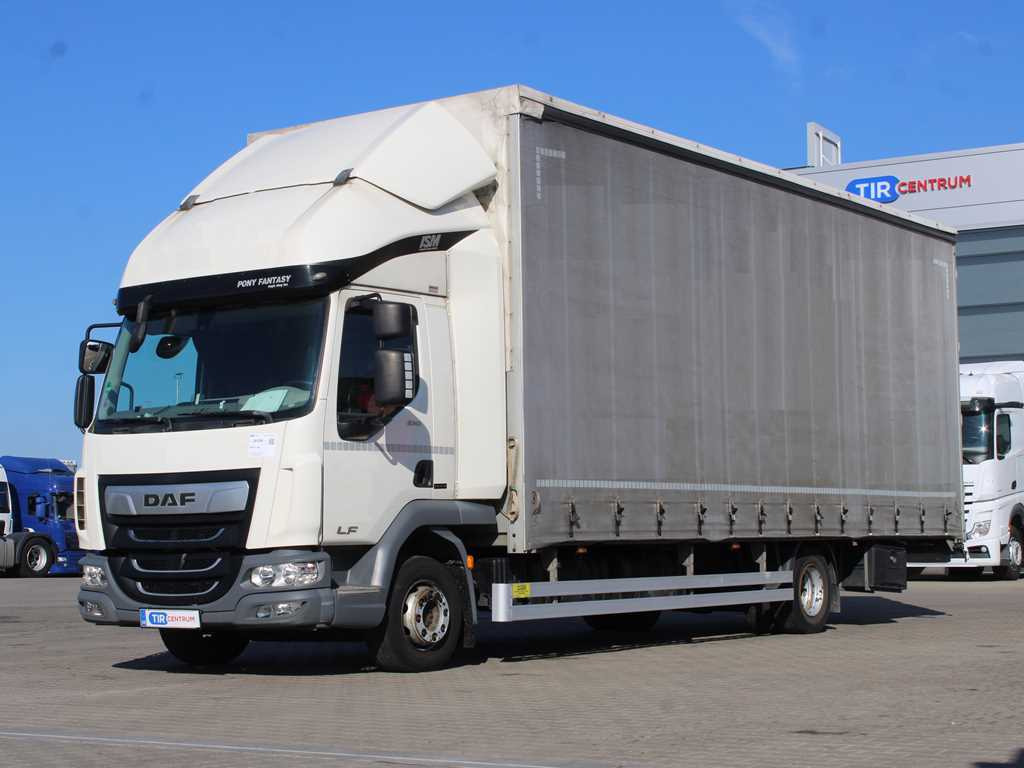 DAF LF 210, EURO 6, SLEEPING BODY - Plane LKW: das Bild 1 DAF LF 210, EURO 6, SLEEPING BODY - Plane LKW: das Bild 1