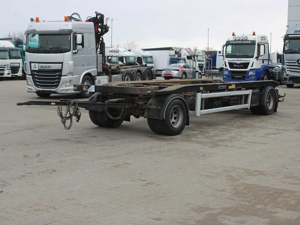 Hüffermann HAR 18.70, SAF AXLES, TIRES 80% - Abrollanhänger/ Absetzanhänger: das Bild 1 Hüffermann HAR 18.70, SAF AXLES, TIRES 80% - Abrollanhänger/ Absetzanhänger: das Bild 1