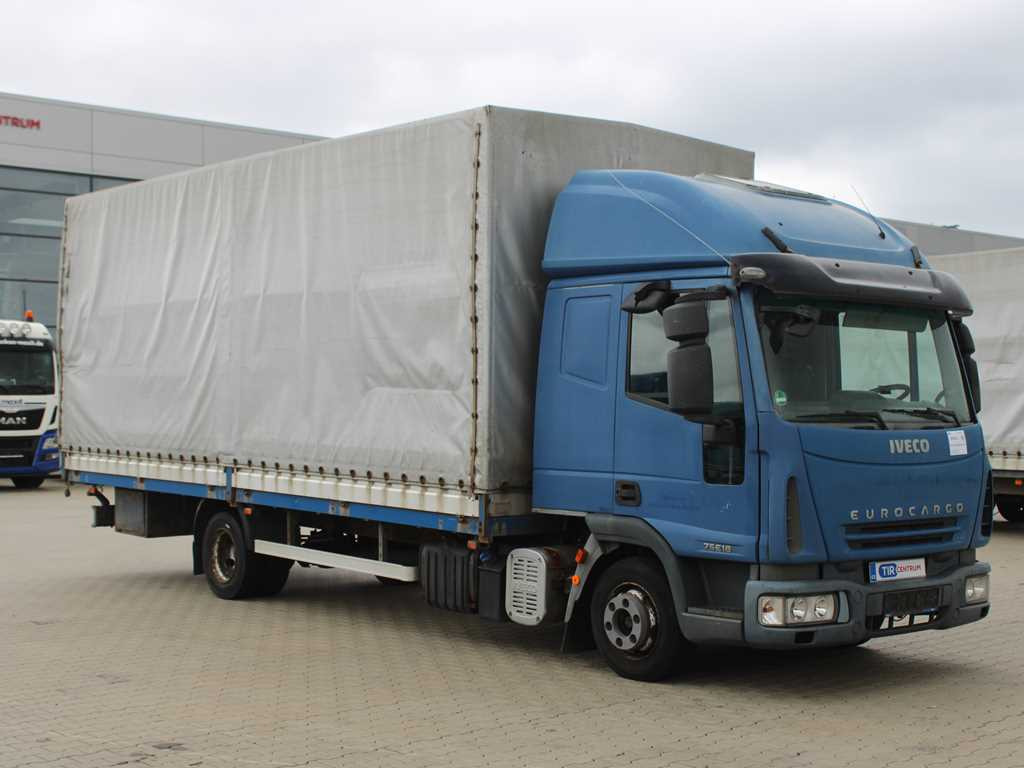 Iveco EUROCARGO 75E18, EURO 4, PNEU 80% - Plane LKW: das Bild 3 Iveco EUROCARGO 75E18, EURO 4, PNEU 80% - Plane LKW: das Bild 3