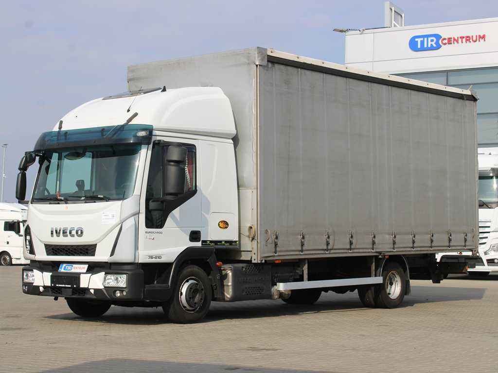 Iveco EUROCARGO 75E210, EURO 6, PNEU 80% - Plane LKW: das Bild 1 Iveco EUROCARGO 75E210, EURO 6, PNEU 80% - Plane LKW: das Bild 1