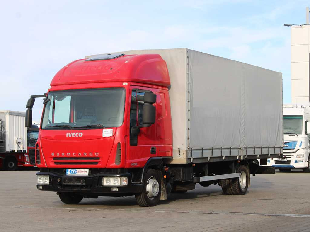 Iveco EUROCARGO ML 90E18, EURO 5, SIDE BOARD, TIRES 80% - Plane LKW: das Bild 1 Iveco EUROCARGO ML 90E18, EURO 5, SIDE BOARD, TIRES 80% - Plane LKW: das Bild 1