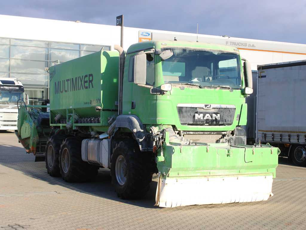 MAN TGS 18.480 6X6 + AMAG multimixer MFT3-19AIO + WIRTGEN WS 250 - LKW: das Bild 3 MAN TGS 18.480 6X6 + AMAG multimixer MFT3-19AIO + WIRTGEN WS 250 - LKW: das Bild 3