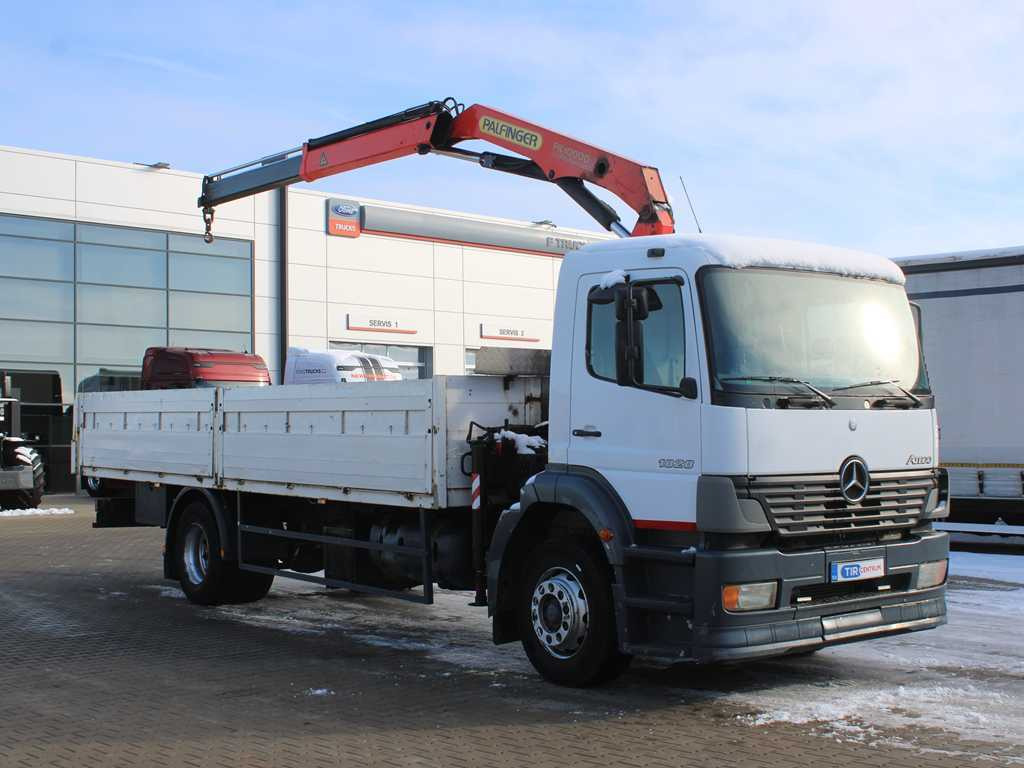 Mercedes-Benz ATEGO 1828, EURO 5, SIDE BOARD, HYDRAULIC ARM PALFINGER PK10000 - Pritsche LKW, Autokran: das Bild 3 Mercedes-Benz ATEGO 1828, EURO 5, SIDE BOARD, HYDRAULIC ARM PALFINGER PK10000 - Pritsche LKW, Autokran: das Bild 3